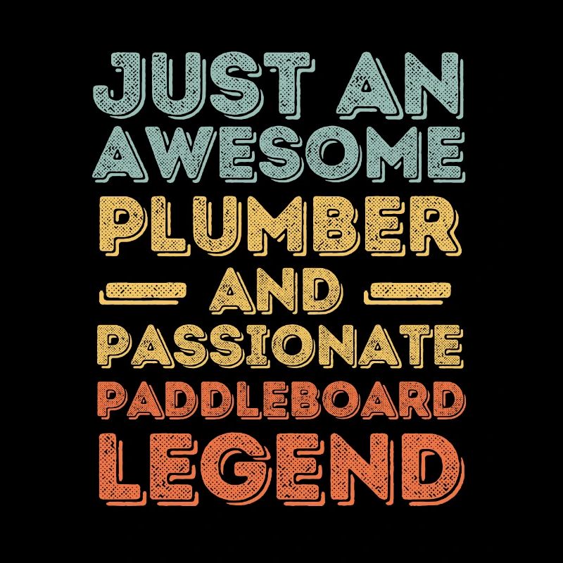 Klempner Paddleboard Legende Retro