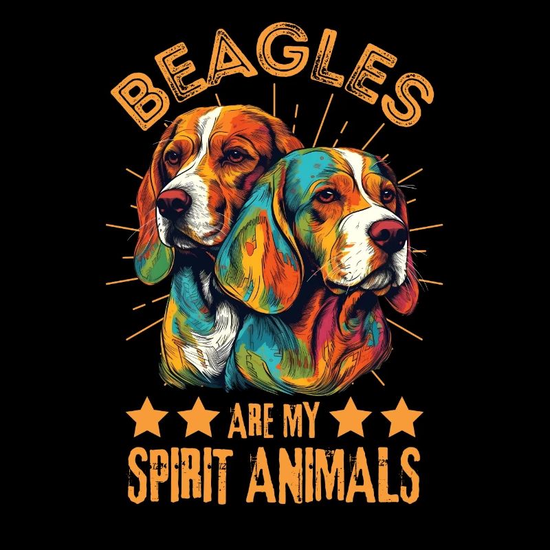 Beagle Lovers Beagle Beagle coloré