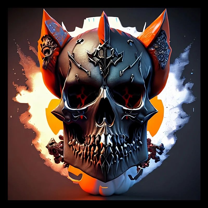 Science-Fiction-Schädel