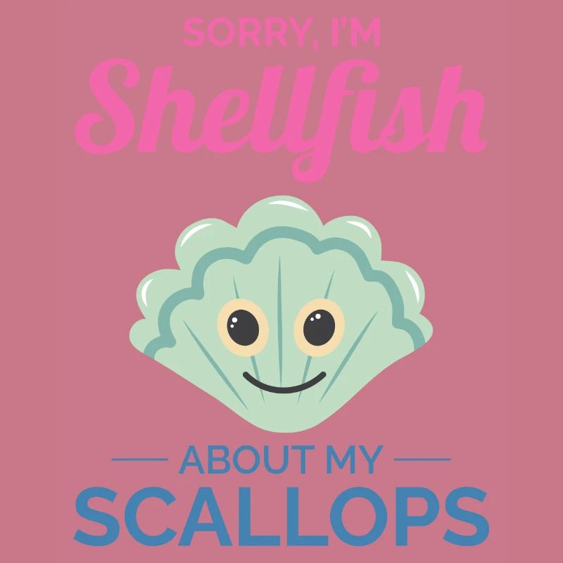 Scallop Seashells Collector Beachcomber Shellfish