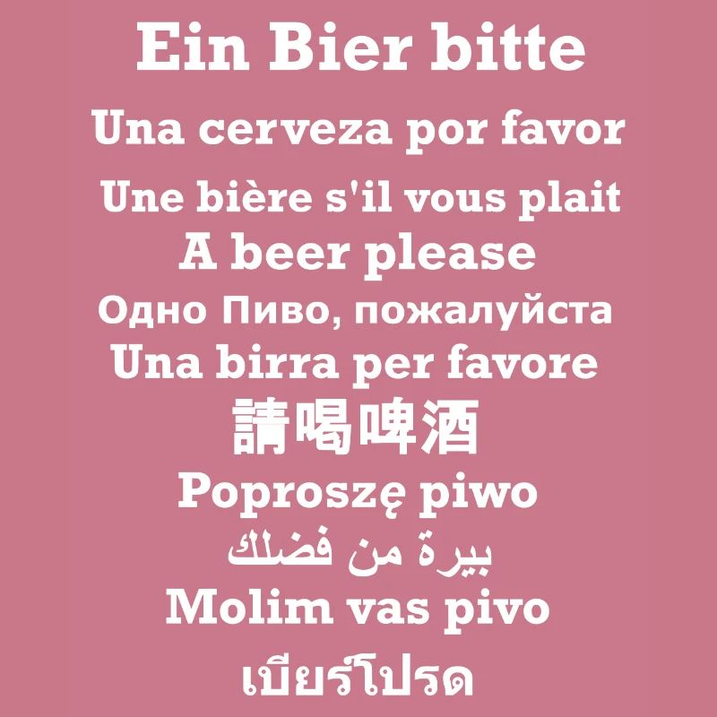 Commander de la bière à l’international