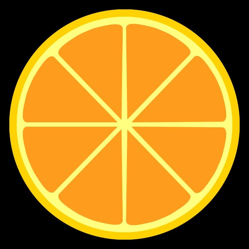 Orange fruit fruit design to personalize
