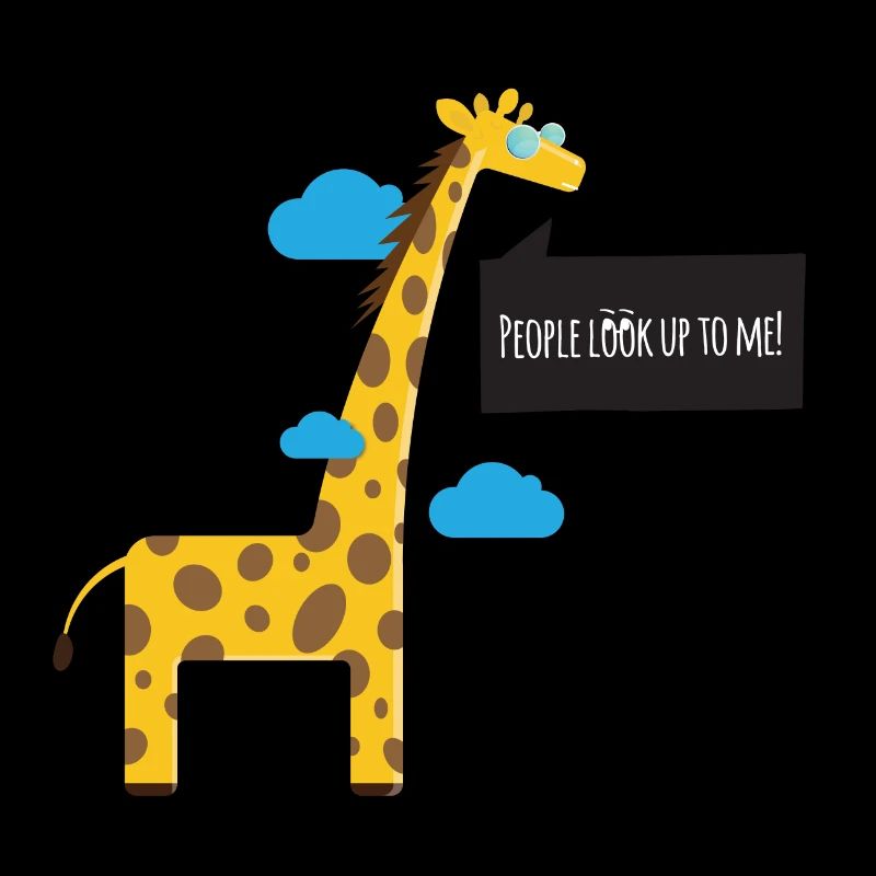 Kühle Giraffe