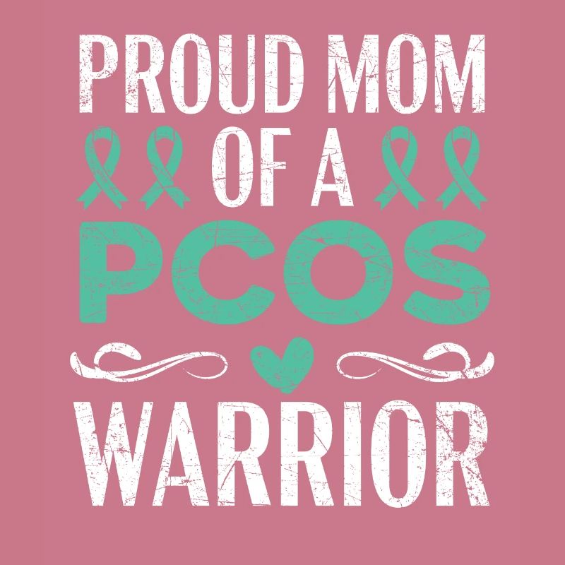 Mutter eines PCOS Warrior Polyzystischen Ovarialsyndroms