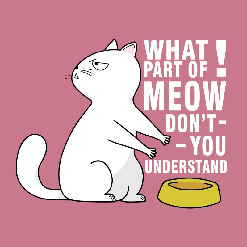 Hungrige Katze