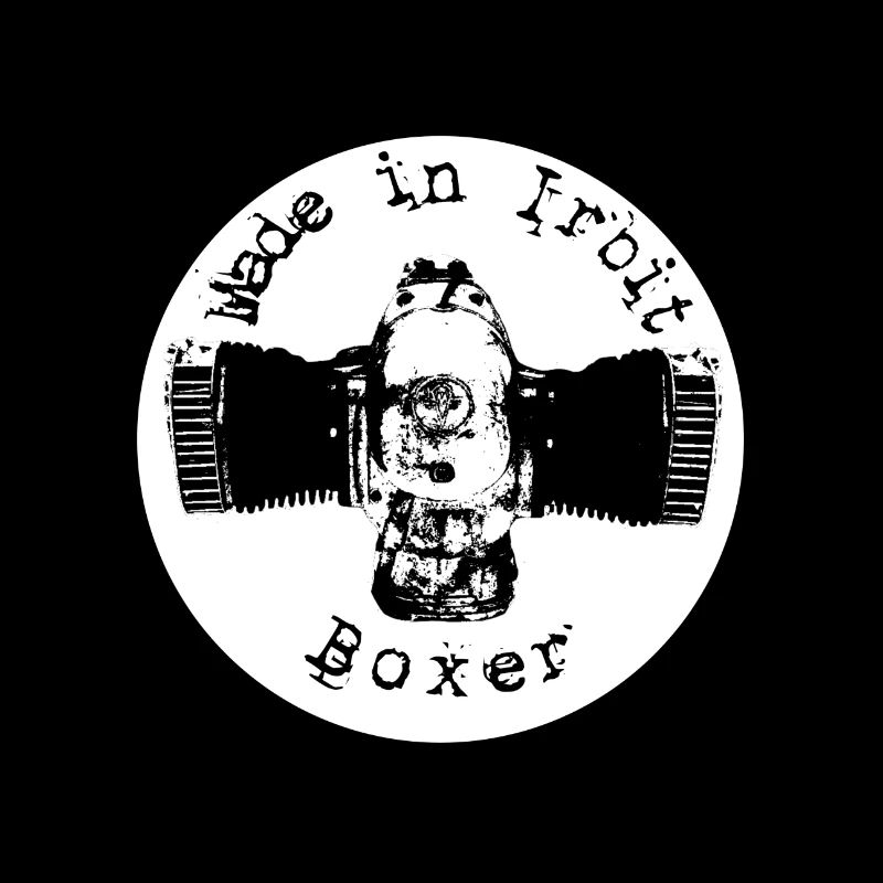 Boxermotor Made in Irbit weiss