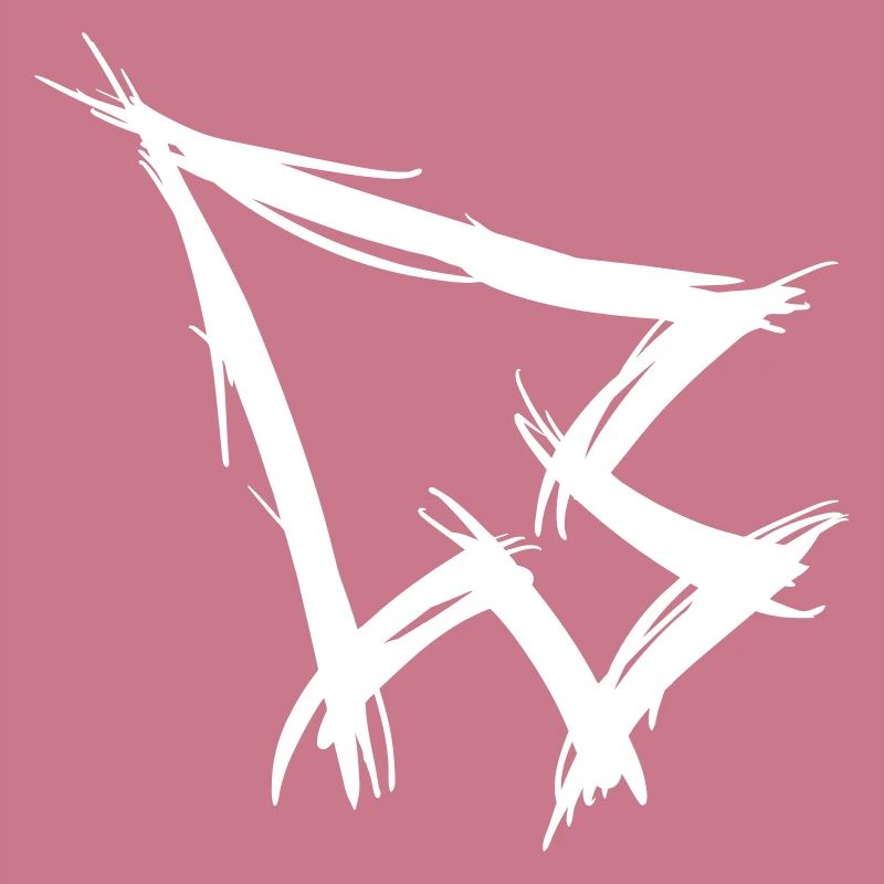 Mouse pointer cursor, arrow, hand drawn.