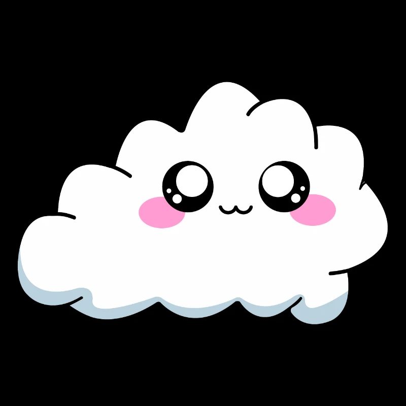 Kawaii Cloud Cloud Manga Anime Gift