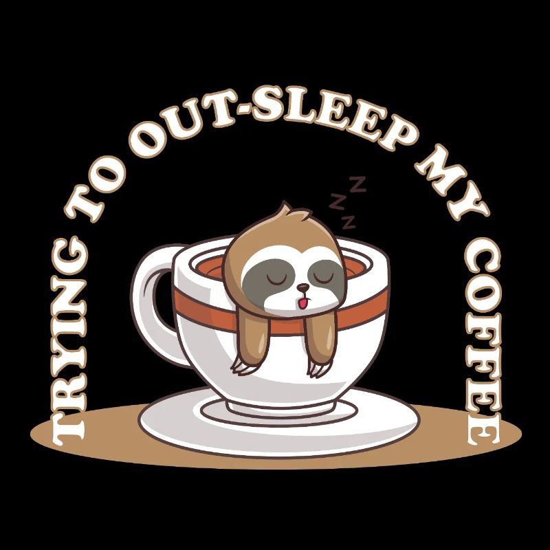 Essayer de dormir plus longtemps que mon café – Sloth Coffee