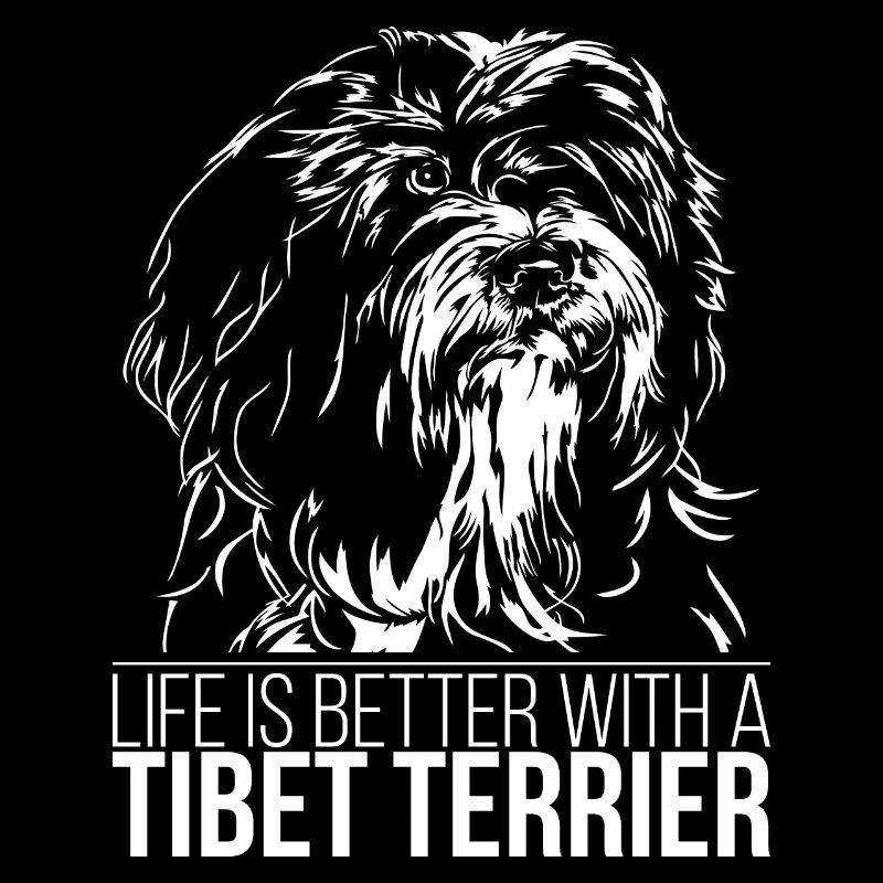 TIBET TERRIER life is better Hunde Wilsigns