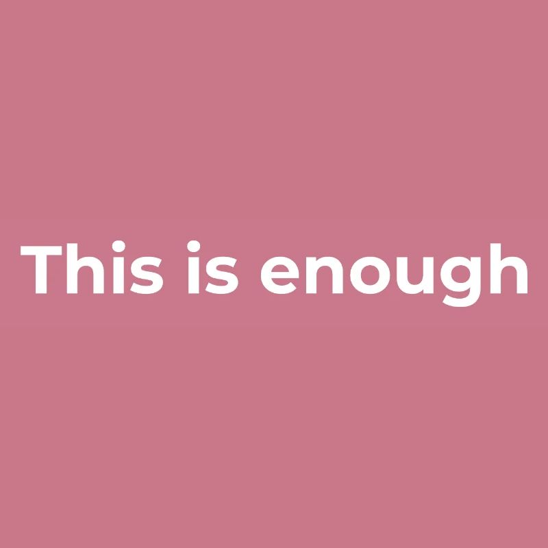 Don d’affirmation | Ça suffit, White