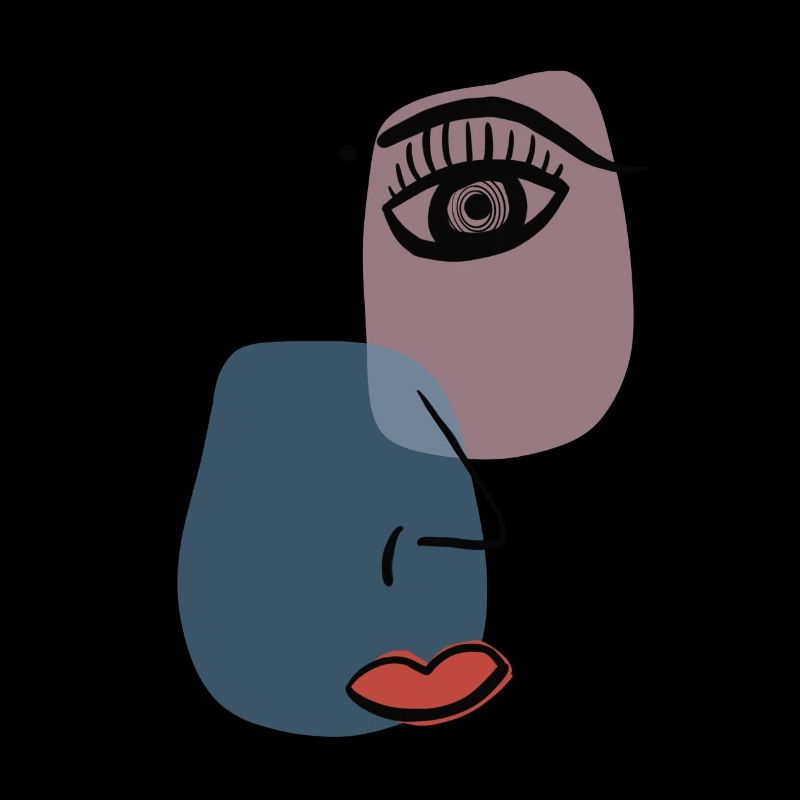Visage abstrait
