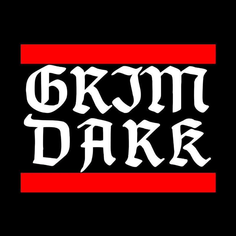 Lettres blanches GRIMDARK