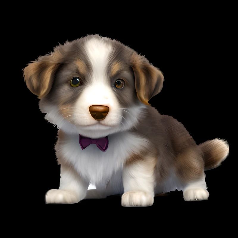 Chiot Berger Australien Propriétaire Chien