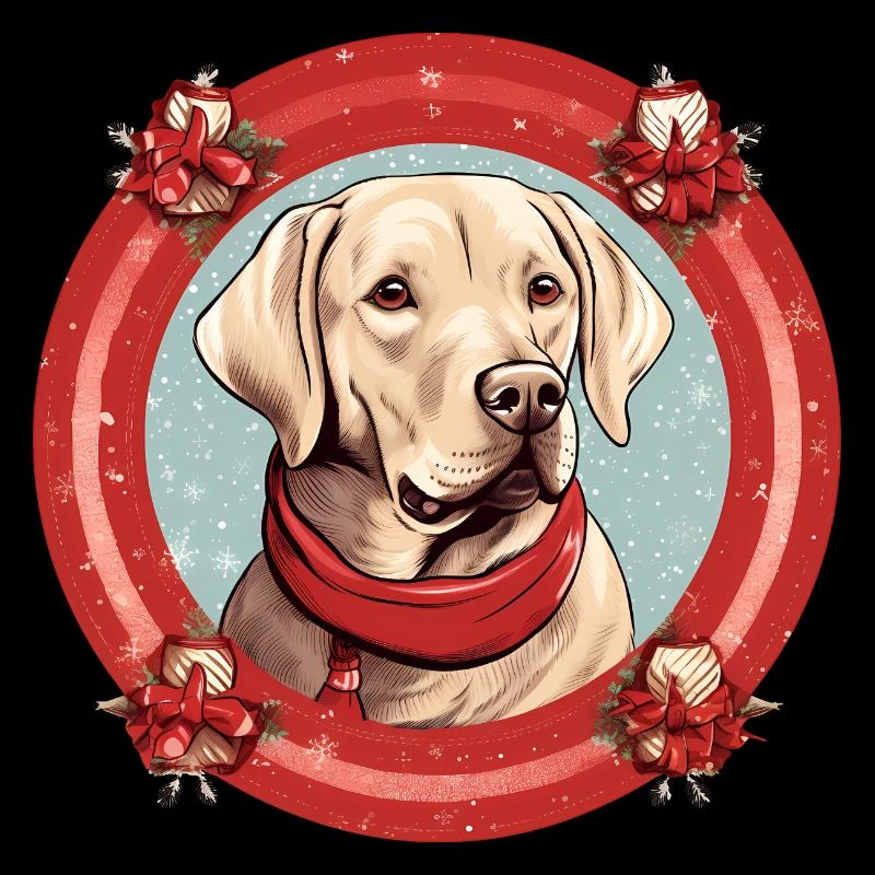 Labrador Retriever Hund Weihnachten, Liebe Hunde