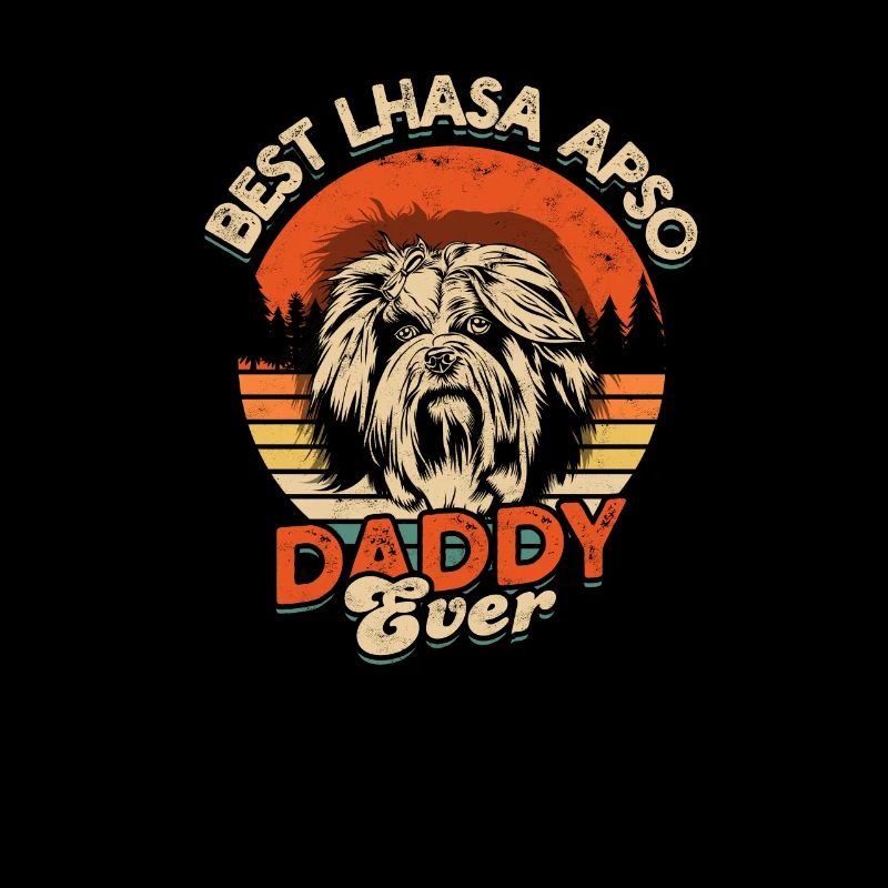 Meilleur Lhasa Apso Daddy Ever - propriétaire de chien