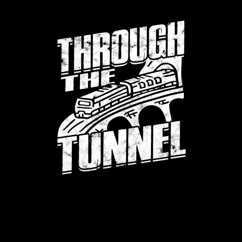 À travers le tunnel - Train