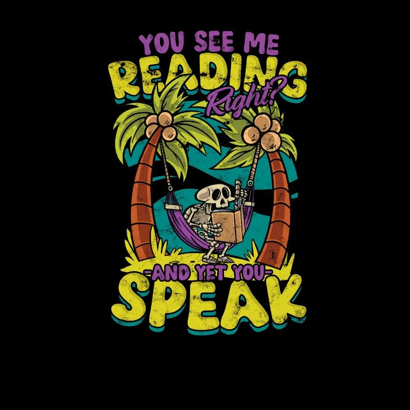 DU SIEHST MICH LESEN, ODER? UND DOCH SPRICHST DU -