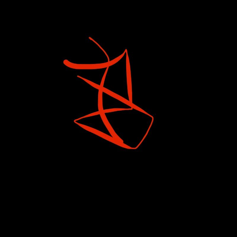 Artistic B on T-Shirt