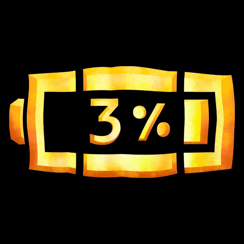 Pumpkin Battery Warning Light - DIGITAL