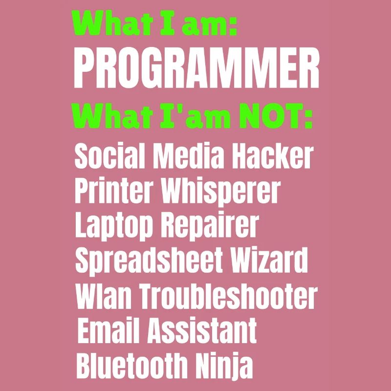 I am a Programmer!