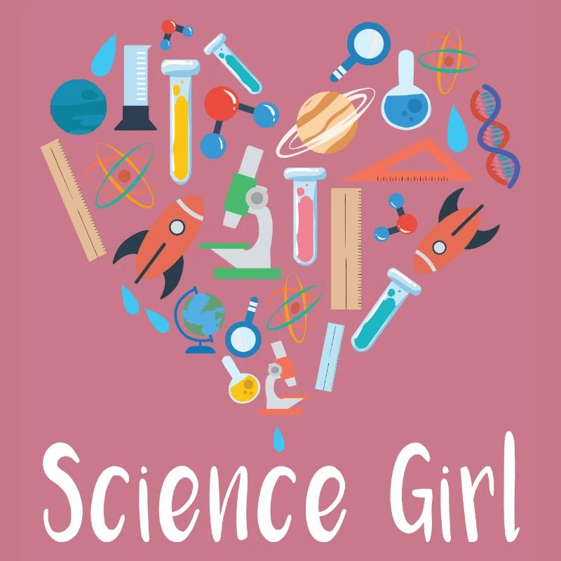Science Elements in Heart Shape Student Teacher Sc