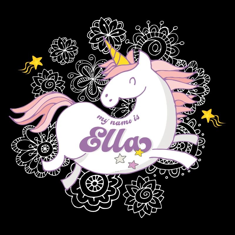 First name Ella unicorn gift