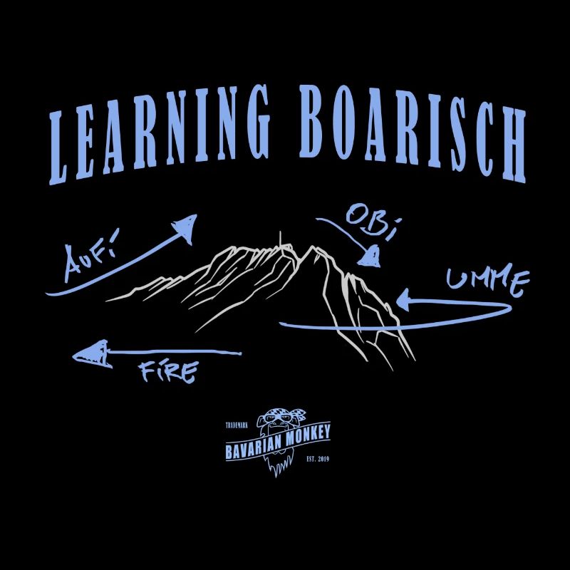 Bavarian Monkey Learning Boarisch