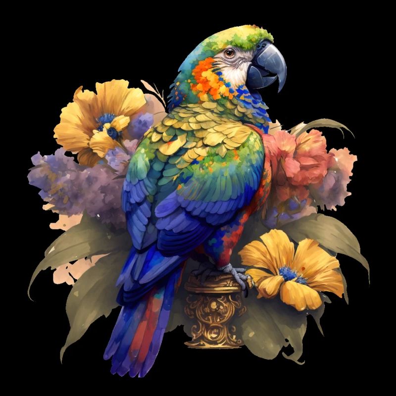 Perroquet coloré