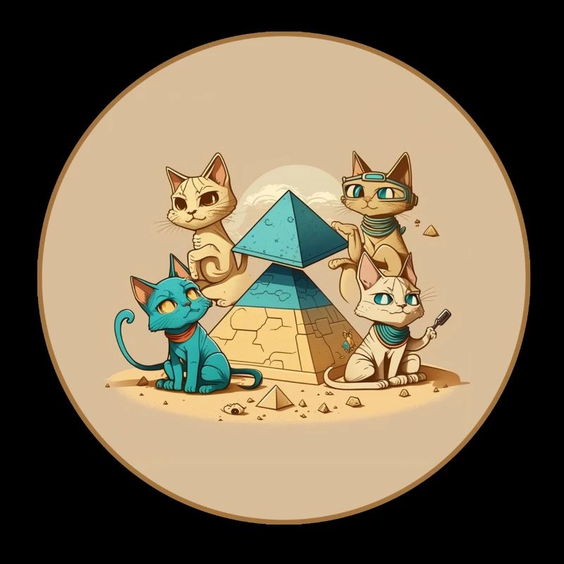 Chats Pyramides