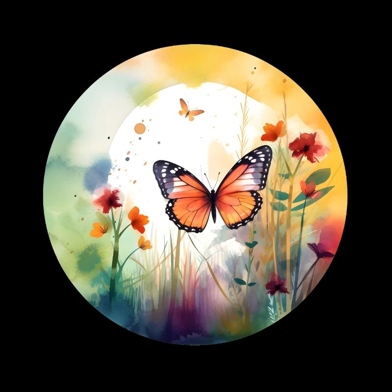 Papillon au printemps