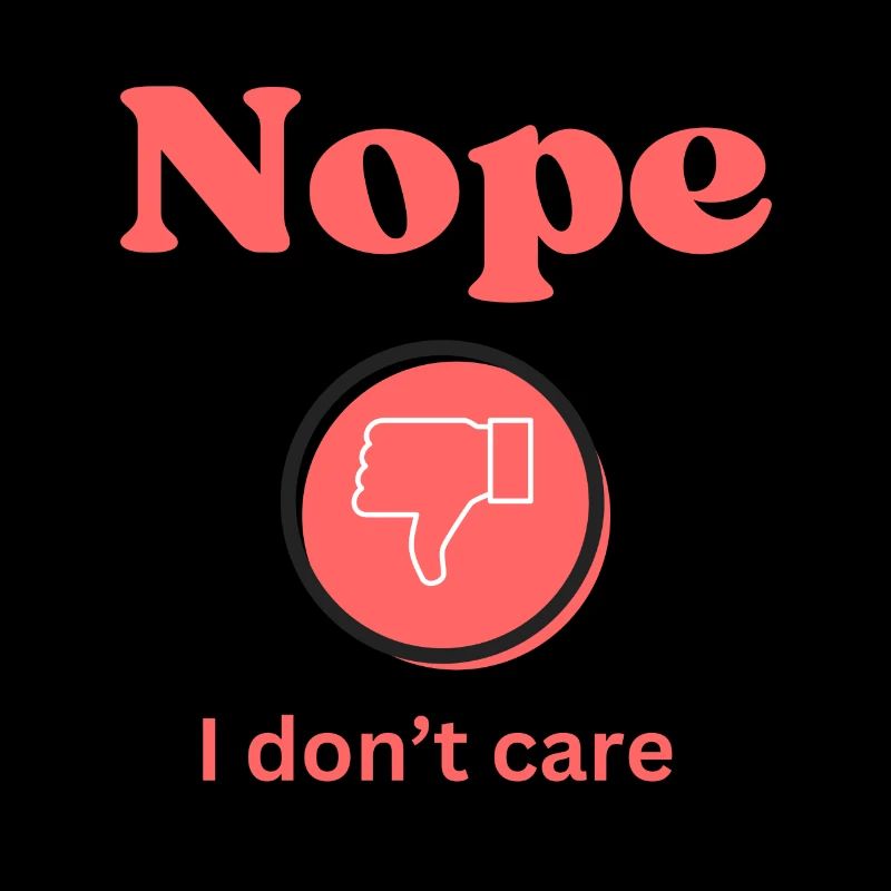 Nope i don't care
