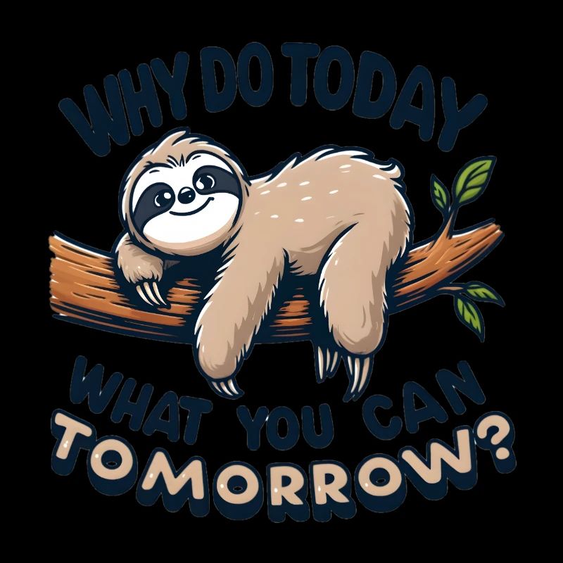Sloth wisdom: Tomorrow is another day