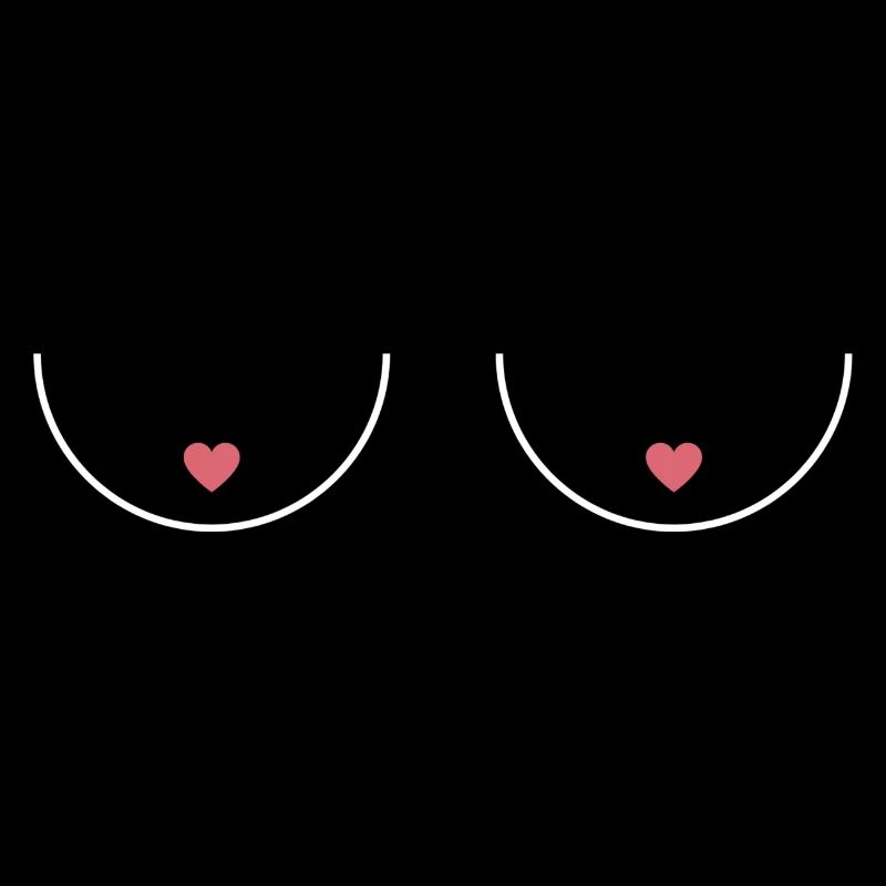 Nipple Chest Boobs Déclaration Drôle d’idée de cadeau