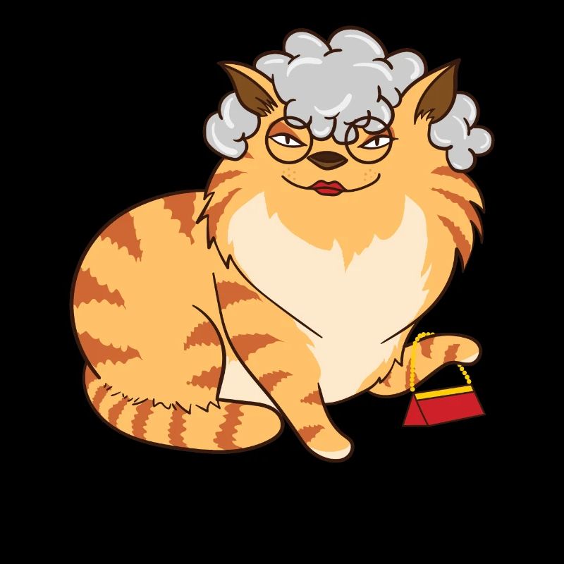 Katze Oma