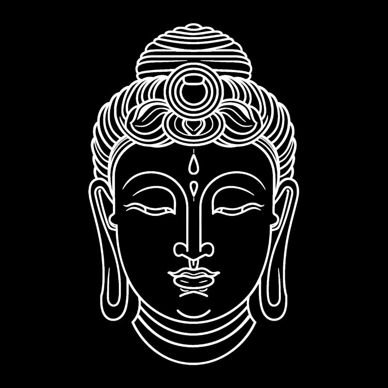 Buddha Head white