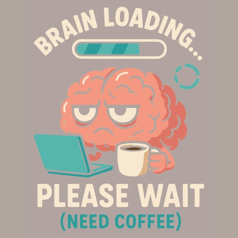 Brain Loading Coffee Design
