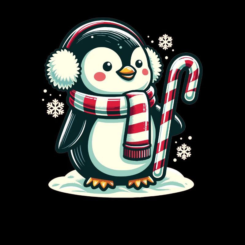 Pingouin Noël Animaux Pingouins mignons
