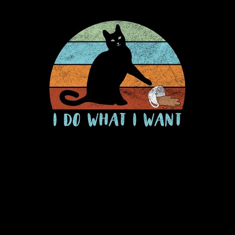 Funny retro cat