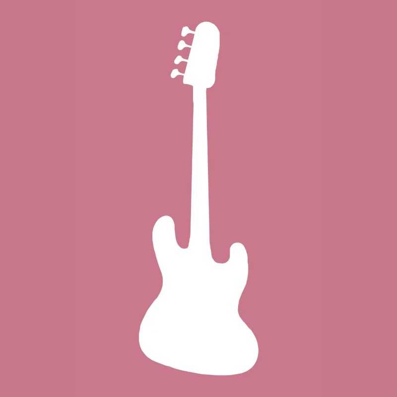 Basse simplement silhouette