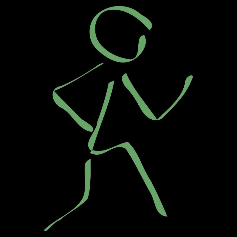 Running man rennender Mann Geschenkidee