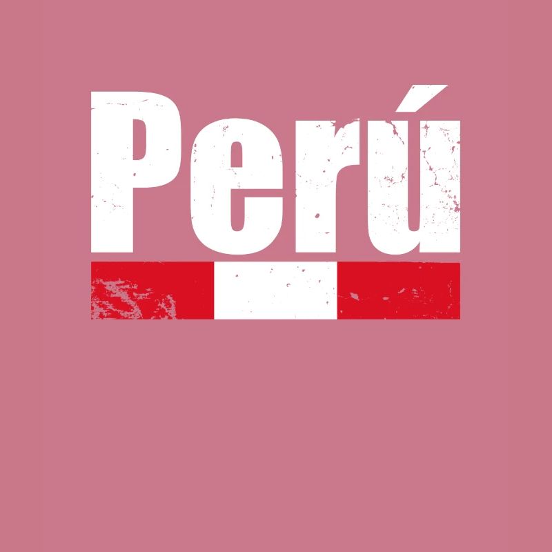Peru Vintage Peruvian Flag Peruvian