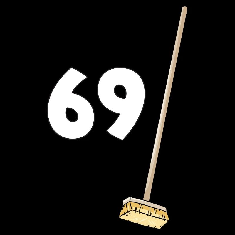 69 Geburtstag Besen Humor Opa oder Oma