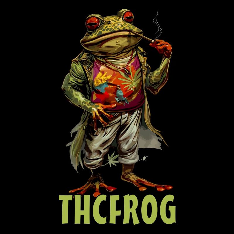 Fumer du cannabis THC Frog Frog