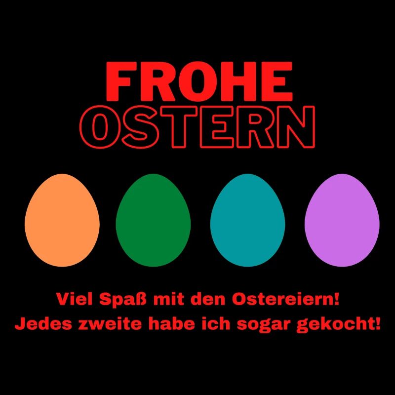 Rohe Oster Eier