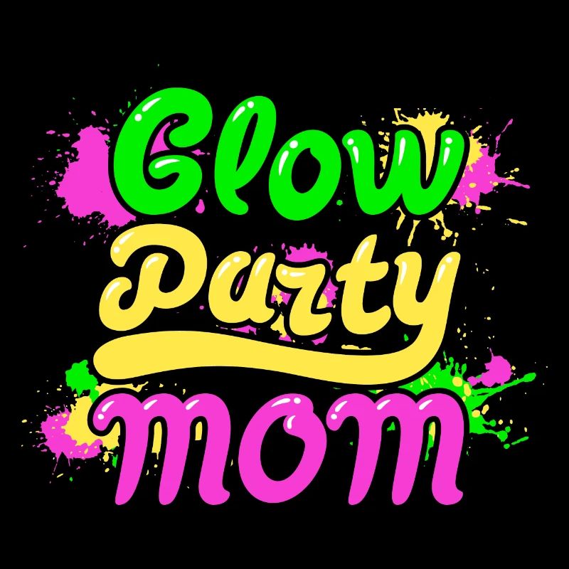 Glow Party Mom