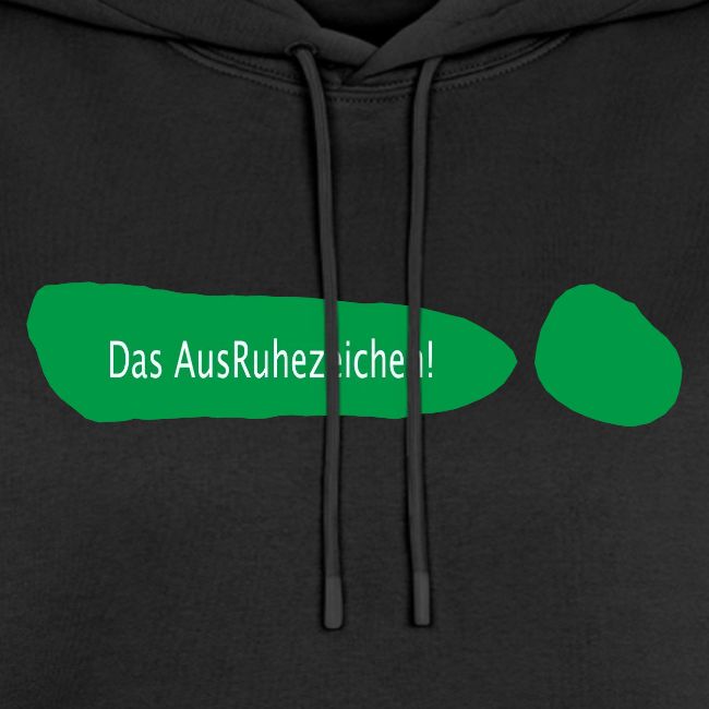 Ausruhezeichen neu grün