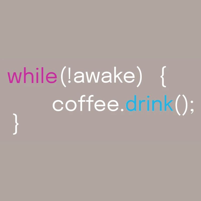 Café drôle et conception de programmeur de codage