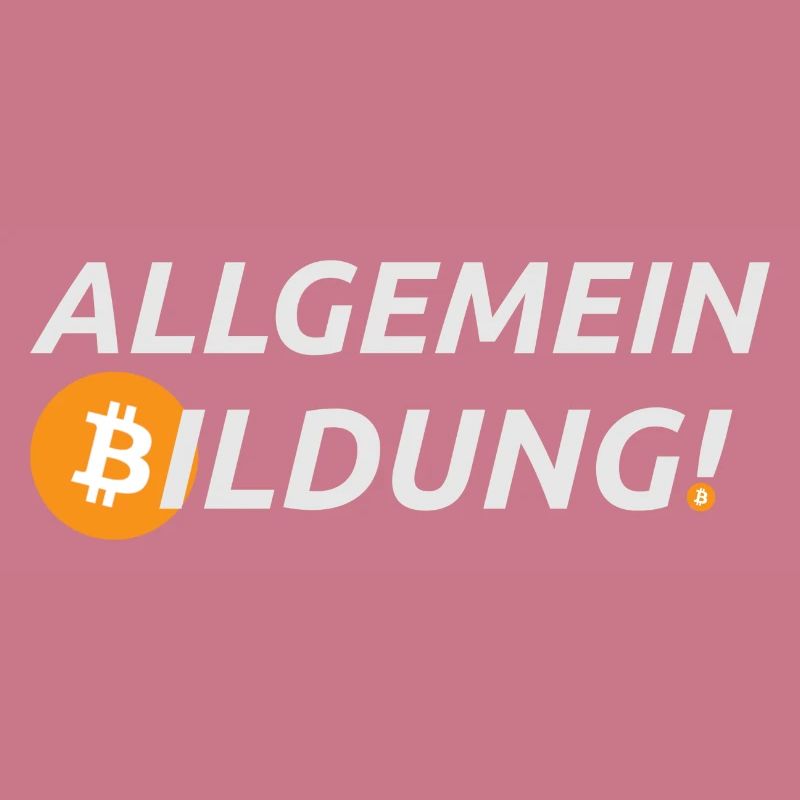 Allgemeinbildung Bitcoin - Spruch