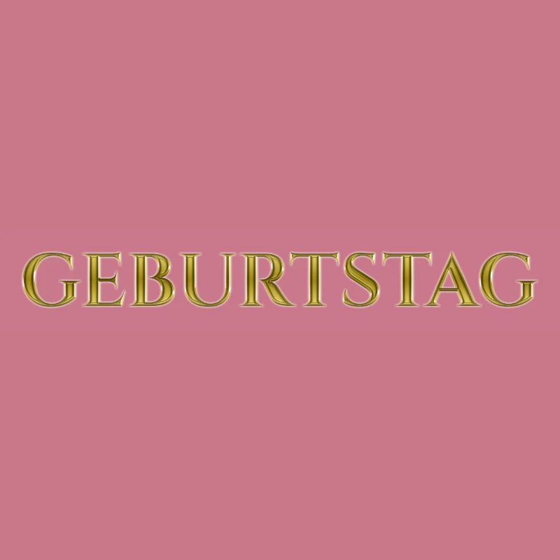 Geburtstag